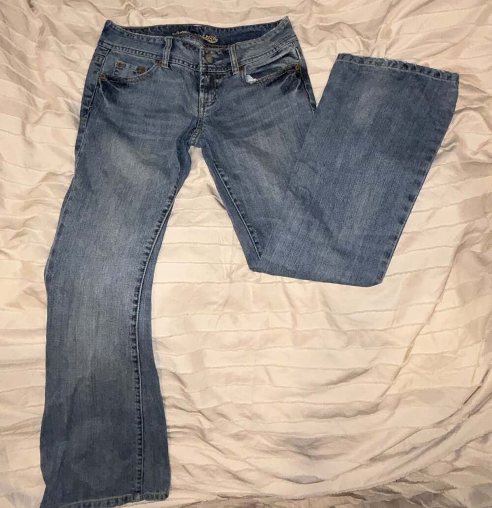 American Eagle AE Artist Bootcut Jeans Size 2 Short Blue Denim